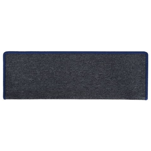 NAKŁADKI NA SCHODY 15 SZT. 65X21X4CM SZARO-NIEBIESKIE