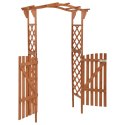 PERGOLA Z FURTKĄ 116X40X204CM DREWNO JODŁOWE