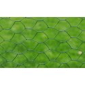 OGRODZENIE Z SIATKI GALWANIZOWANE PVC 25X0,5 M ZIELONE