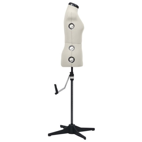 MANEKIN KRAWIECKI DAMSKI REGULOWANY KREMOWY S ROZMIAR 33-40