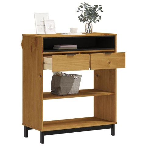 STOLIK BAROWY FLAM 92X45X110CM DREWNO SOSNOWE