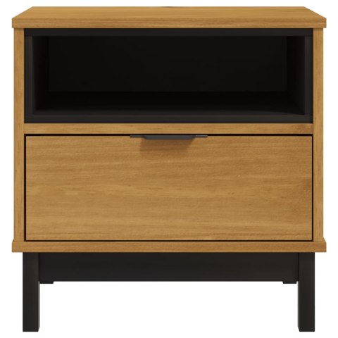 STOLIK BOCZNY FLAM 50X50X50CM DREWNO SOSNOWE