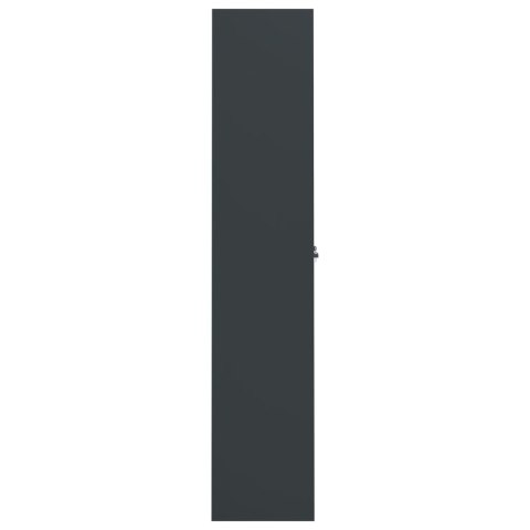 SZAFA NA DOKUMENTY ANTRACYTOWA 90X40X200CM STALOWA