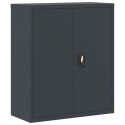 SZAFKA NA DOKUMENTY ANTRACYTOWA 90X40X105CM STALOWA