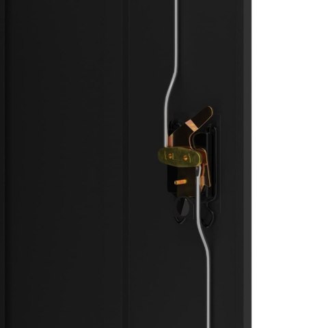 SZAFKA NA DOKUMENTY CZARNA 90X40X105CM STALOWA