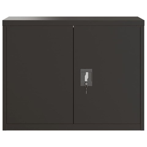 SZAFKA NA DOKUMENTY CZARNA 90X40X70CM STALOWA