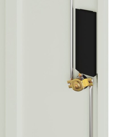 SZAFKA NA DOKUMENTY JASNOSZARA 79X40X90CM STALOWA