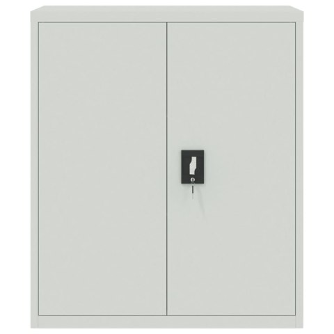 SZAFKA NA DOKUMENTY JASNOSZARA 90X40X105CM STALOWA