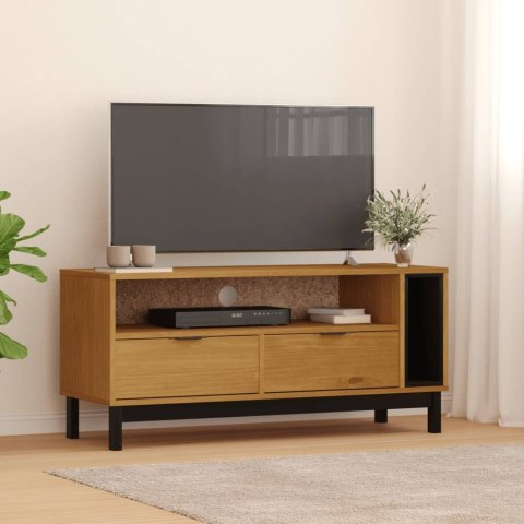 SZAFKA POD TV FLAM 110X40X50CM DREWNO SOSNOWE