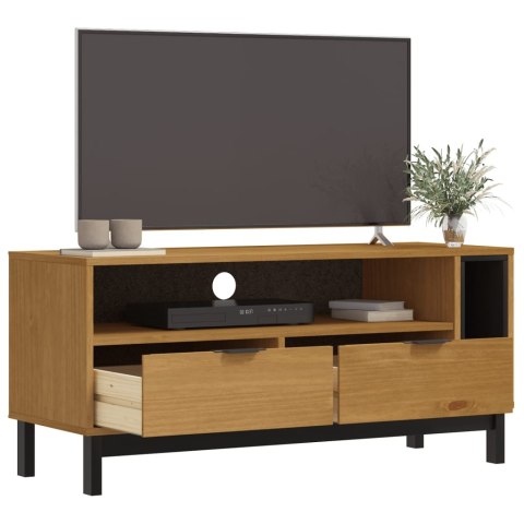 SZAFKA POD TV FLAM 110X40X50CM DREWNO SOSNOWE