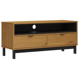 SZAFKA POD TV FLAM 110X40X50CM DREWNO SOSNOWE