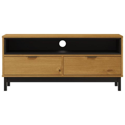 SZAFKA POD TV FLAM 110X40X50CM DREWNO SOSNOWE