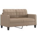 2-OSOBOWA SOFA KOLOR CAPPUCCINO 140CM SZTUCZNA SKÓRA