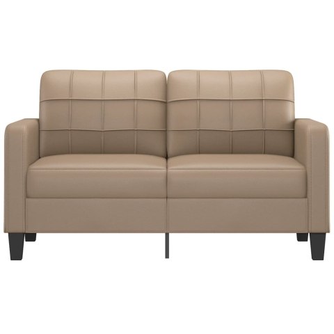 2-OSOBOWA SOFA KOLOR CAPPUCCINO 140CM SZTUCZNA SKÓRA