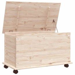 SKRZYNIA DO PRZECHOWYWANIA ALTA KÓŁKA 73X39,5X44CM SOSNOWA