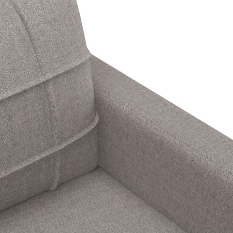 SOFA 3-OSOBOWA KOLOR TAUPE 180CM TAPICEROWANA TKANINĄ