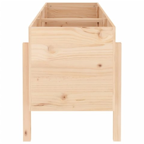 DONICA OGRODOWA NA NÓŻKACH 160X50X57CM DREWNO SOSNOWE