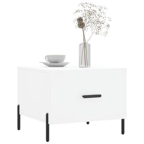STOLIKI KAWOWE 2 SZT BIAŁE 50X50X40CM