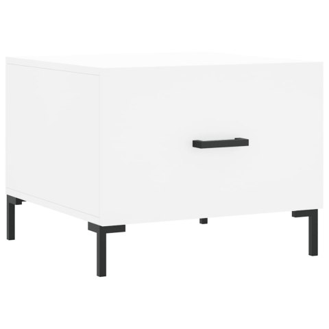 STOLIKI KAWOWE 2 SZT BIAŁE 50X50X40CM