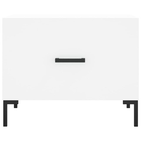 STOLIKI KAWOWE 2 SZT BIAŁE 50X50X40CM