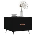 STOLIKI KAWOWE 2 SZT CZARNE 50X50X40CM