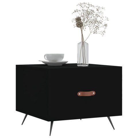 STOLIKI KAWOWE 2 SZT CZARNE 50X50X40CM