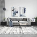 STOLIKI KAWOWE 2 SZT CZARNE 50X50X40CM