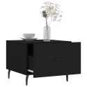 STOLIKI KAWOWE 2 SZT CZARNE 50X50X40CM