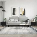 STOLIKI KAWOWE 2 SZT CZARNE 50X50X40CM
