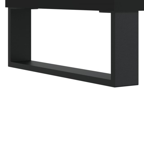 STOLIKI KAWOWE 2 SZT CZARNE 50X50X40CM