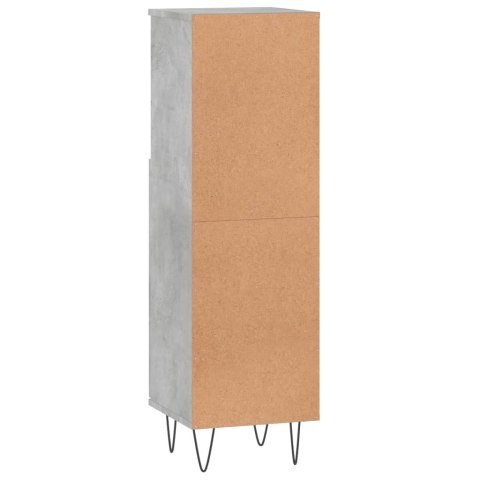 SZAFKA ŁAZIENKOWA SZAROŚĆ BETONU 30X30X100CM