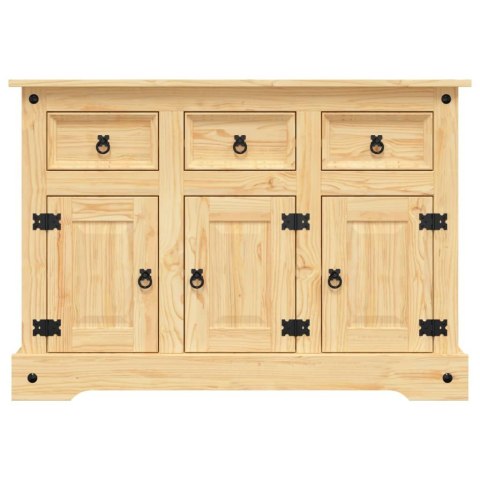 KOMODA CORONA MIODOWA 112X43X78CM DREWNO SOSNOWE
