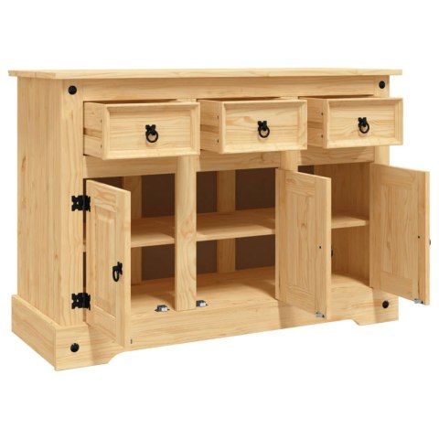 KOMODA CORONA MIODOWA 112X43X78CM DREWNO SOSNOWE