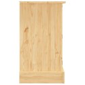 KOMODA CORONA MIODOWA 112X43X78CM DREWNO SOSNOWE