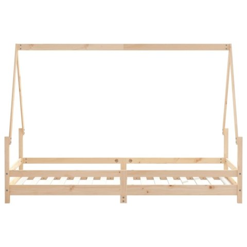 RAMA ŁÓŻKA DLA DZIECI 80X200CM DREWNO SOSNOWE