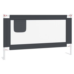 BARIERKA OCHRONNA DO ŁÓŻKA OSŁONA BRAMKA -BED RAIL 140X25CM CIEMNOSZARA