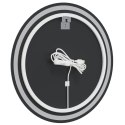 LUSTRO ŁAZIENKOWE Z LED OKRĄGŁE 70CM