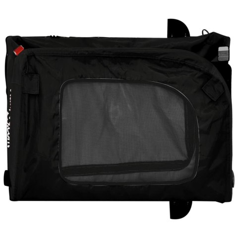 PRZYCZEPKA ROWEROWA DLA ZWIERZĄT PSA KOTA CZARNA OXFORD ŻELAZO