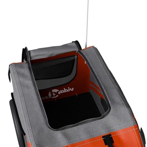 PRZYCZEPKA ROWEROWA DLA ZWIERZĄT PSA KOTA OXFORD ŻELAZO