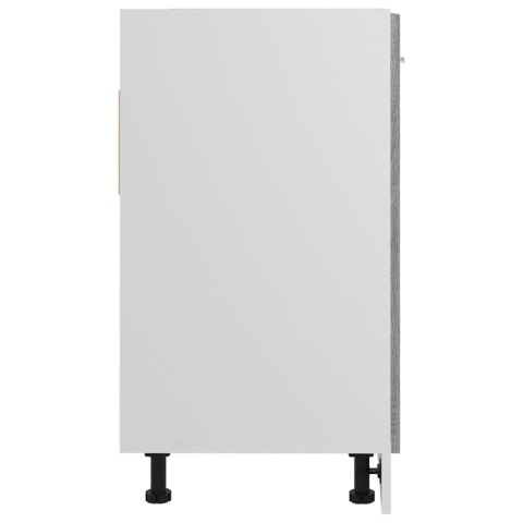 SZAFKA POD ZLEWOZMYWAK SZARY DĄB SONOMA 80X46X815CM