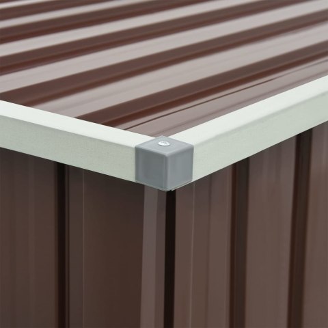 SKRZYNIA OGRODOWA DO PRZECHOWYWANIA BRĄZOWA 171X99X93CM