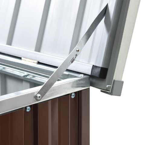 SKRZYNIA OGRODOWA DO PRZECHOWYWANIA BRĄZOWA 171X99X93CM