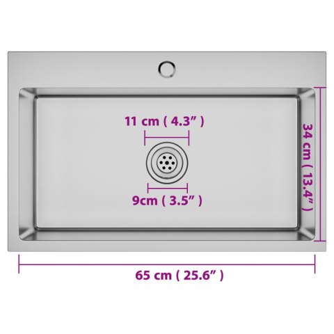 RĘCZNIE ROBIONY ZLEW KUCHENNY STAL NIERDZEWNA