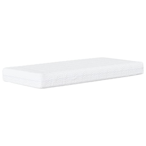 SOFA Z MATERACEM DO SPANIA CIEMNOSZARA 90X200CM TKANINA