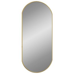 LUSTRO ŚCIENNE ZŁOTE 80X35CM OWALNE