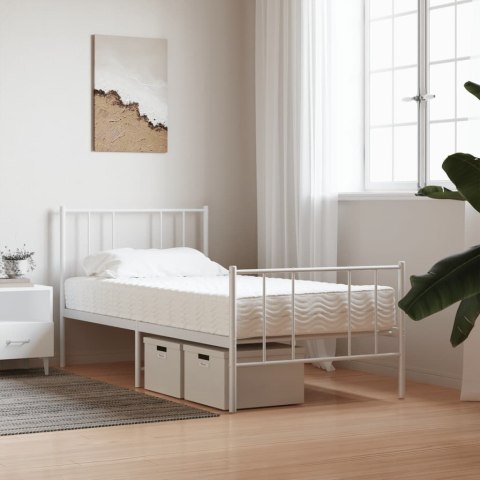 MATERAC PIANKOWY BIAŁY 90X200CM TWARDOŚĆ H2/H3