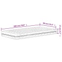 MATERAC PIANKOWY BIAŁY 90X200CM TWARDOŚĆ H2/H3