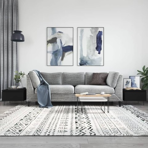 STOLIKI KAWOWE 2SZT CZARNE 50X46X35CM