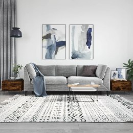 STOLIKI KAWOWE 2SZT PRZYDYMIONY DĄB 50X46X35CM