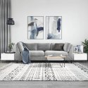 STOLIKI KAWOWE 2SZT POŁYSK BIAŁE 50X46X35CM